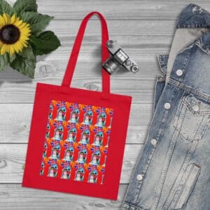 Tote Bag Coton bio Full Queenescence – Image 12