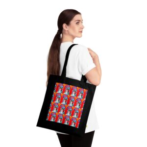 Tote Bag Coton bio Full Queenescence – Image 3