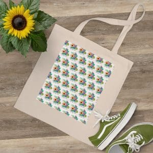 Cabas full fleurs de printemps – Image 7
