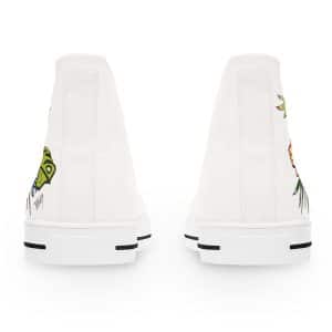 Sneakers montantes Fleurs de printemps - blanc – Image 3