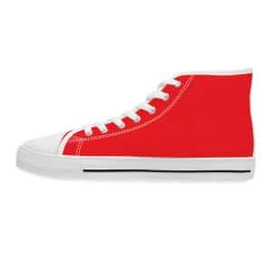 Sneakers montantes Fleurs de printemps - rouge – Image 5