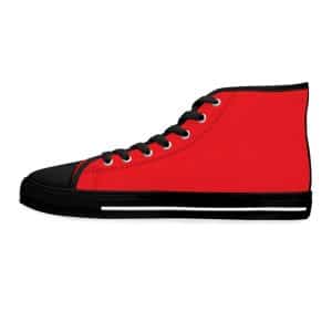 Sneakers montantes Fleurs de printemps - rouge – Image 13
