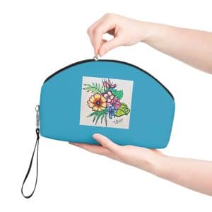 Trousse Fleurs de printemps turquoise – Image 6