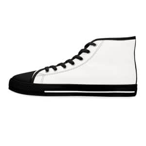 Sneakers montantes Fleurs de printemps - blanc – Image 13