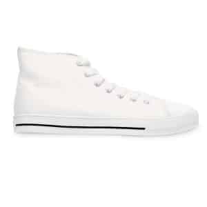 Sneakers montantes Fleurs de printemps - blanc – Image 4