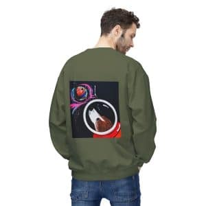 Sweat shirt écoresponsable Oolaf in space – Image 30