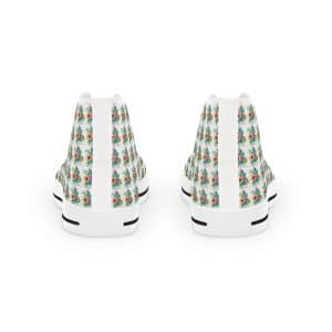 Sneakers montantes full Fleurs de printemps – Image 3