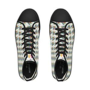 Sneakers montantes full Fleurs de printemps – Image 10