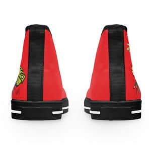 Sneakers montantes Fleurs de printemps - rouge – Image 11