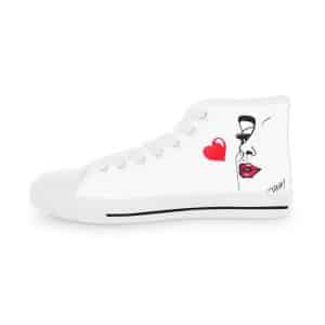 Sneakers montantes Womanessence I blanches – Image 6
